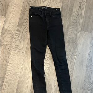 Black Women's size 25 Abercrombie Skinny mid rise Jeans